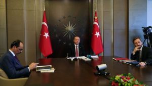 Cumhurbaşkanı Erdoğan, Cerrahpaşa'da yatan hastalarla görüştü