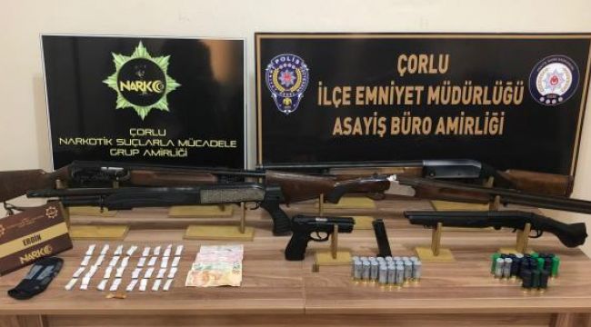 Tekirdağ'da asayiş operasyonunda 6 şüpheli yakalandı