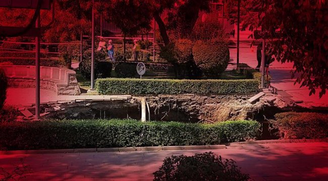 Ankara'da metro inşaatında göçük! 10 metre genişliğinde... 'Zeminde titremeler hissettik'