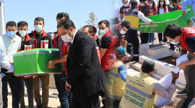 Babasının yakıp öldürdüğü 13 yaşındaki kız kimsesizler mezarlığına defnedildi