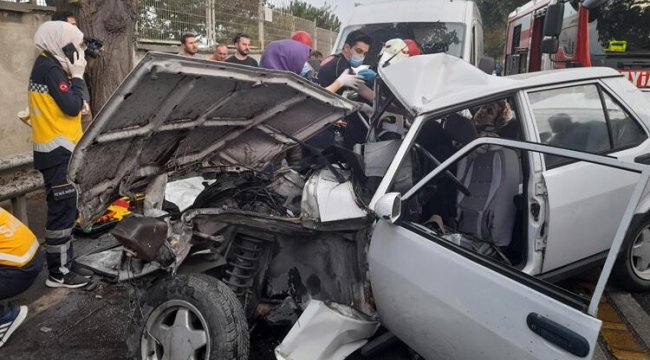 Bakırköy'de feci kaza: 4 yaralı
