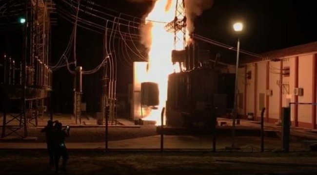 Denizli'de trafo merkezinde yangın; 2 ilçede elektrik kesildi