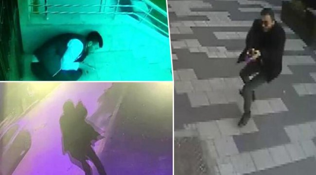 Yolda yürürken çatışmanın ortasında kalmıştı! Dehşet anları kamerada