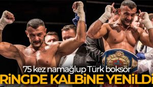 75 profesyonel maçta yenilmeyen boksör ringde kalbine yenildi