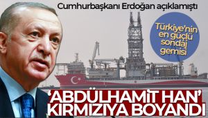 'Abdülhamid Han' kırmızı beyaza boyandı, Türk bayrağı işlendi