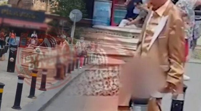İstanbul'un göbeğinde skandal olay! Sokak ortasında ilişkiye giren çiftin ardından şimdi de takım elbiseli adam gündem oldu