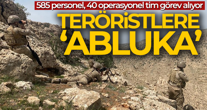 Şırnak’ta 'Eren Abluka-14 Şehit Jandarma Teğmen İsmail Can Akdeniz Operasyonu' başlatıldı