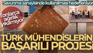 Türk mühendisler yaptı: Tonlarca ağırlık yıkamıyor
