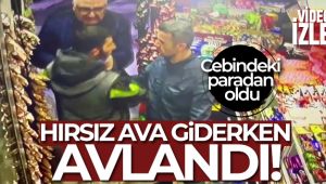 Ava giderken avlanan hırsız cebindeki 65 TL'den oldu