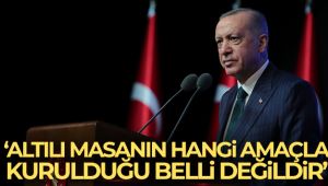 Cumhurbaşkanı Erdoğan: 'Altılı masanın hangi amaçla kurulduğu belli değildir'