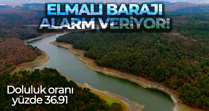 Elmalı barajı alarm veriyor: Doluluk oranı yüzde 36.91