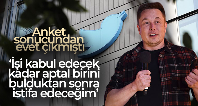 Elon Musk, Twitter’daki görevinden istifa edecek