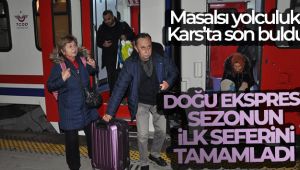 Masalsı yolculuk Kars’ta son buldu: Turistik Doğu Ekspresi sezonun ilk seferini tamamladı