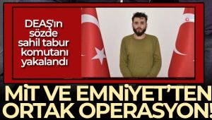 Sözde sahil taburu komutanı ve 7 DEAŞ'lı yakalandı