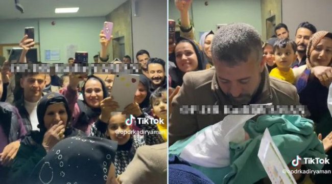 Aşiret mensuplarının 18 yıl sonra gelen erkek bebek sevinci sosyal medyada gündem oldu!