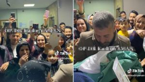 Aşiret mensuplarının 18 yıl sonra gelen erkek bebek sevinci sosyal medyada gündem oldu!