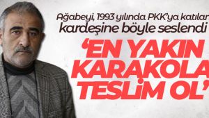 Ağabeyi, 1993 yılında PKK’ya katılan kardeşine teslim ol çağrısı yaptı