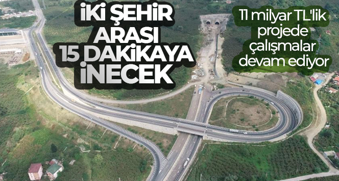11 milyar TL'lik projede çalışmalar devam ediyor: İki şehir arası 15 dakikaya inecek