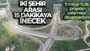 11 milyar TL'lik projede çalışmalar devam ediyor: İki şehir arası 15 dakikaya inecek