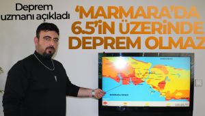 Deprem uzmanı açıkladı: 'Marmara’da 6.5’in üzerinde deprem olmaz'