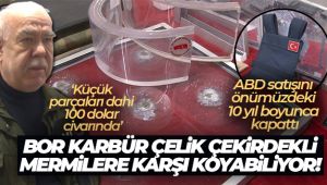 Prof. Dr. Tarık Baykara: 'Bor karbür çelik çekirdekli mermilere karşı koyabiliyor'