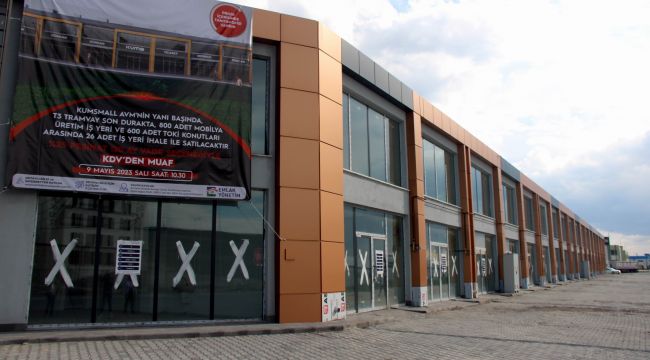 Emlak Yönetim Mobilyakent'te 26 iş yerini ihale ile satacak