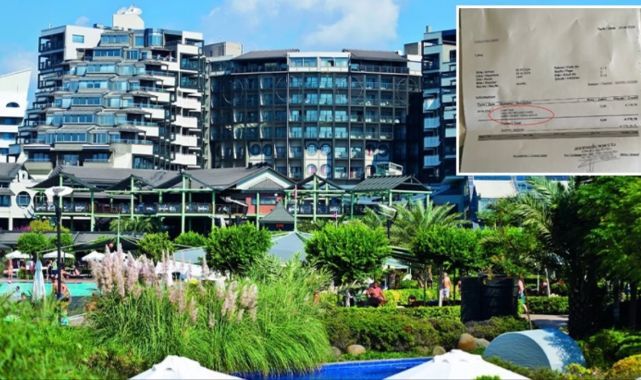 Antalya'daki lüks otelde Türk müşteriden 4 bin 200 TL "Milliyet farkı" ücreti alındı