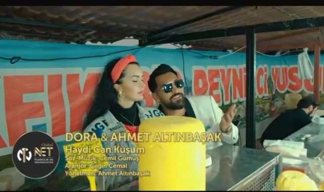 DORA VE AHMET ALTINBAŞAK, YENİ ŞARKISI "HAYDİ CAN KUŞUM" İLE BOMBA GİBİ GELİYOR!