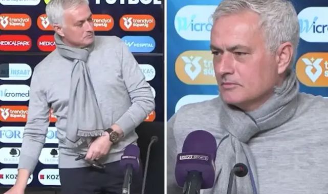 Basın toplantısına geç kalan Jose Mourinho: Kebap çok iyiydi
