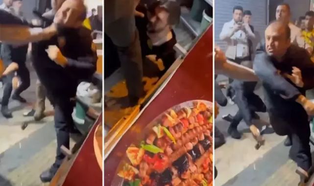 Kendilerini uyarmaya gelen polislere saldırdılar, ortalık savaş alanına döndü