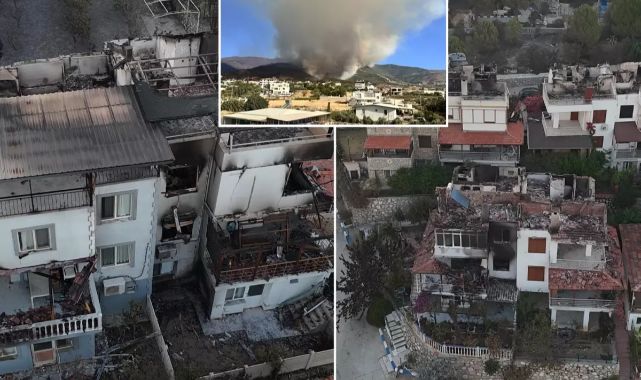 3 ildeki yangınlar sürüyor! Birçok ev küle döndü, gerilim hattı bomba gibi patladı