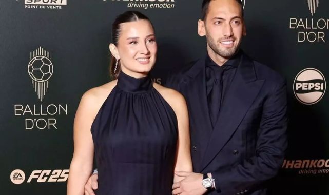 Hakan Çalhanoğlu'nun eşinden olay paylaşım
