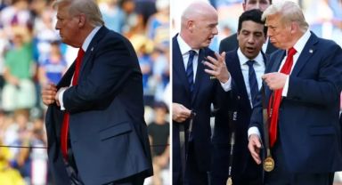 Trump, Kulüpler Dünya Kupası madalyasını cebine attı, kupayı Oval Ofis'e götürdü